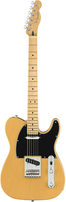 Player Telecaster® Left-Handed, Maple Fingerboard, Butterscotch Blonde